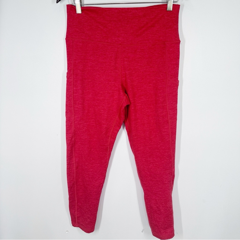 Aerie Offline Red The Hugger Pocket Leggings Size XL Soft Hi Rise